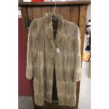 A half length fur coat