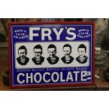 Reproduction Fry's Chocolate enamel sign