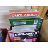 40 England home football programmes from the modern era in excellent condition. High retail value