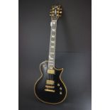 Guitar - ESP E-II Eclipse DB VB electric guitar in vintage black, with ESP hard case. In excellent