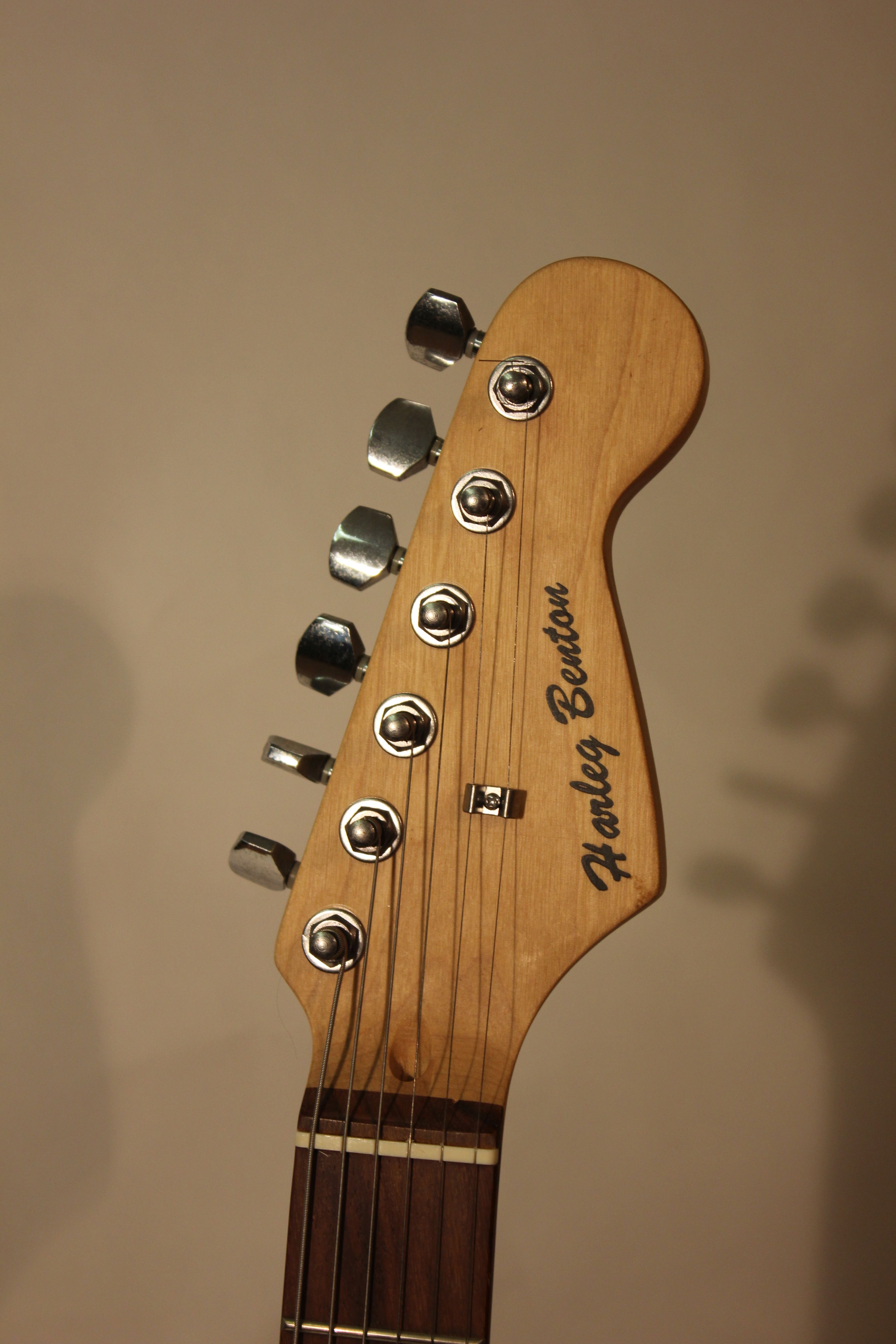 Guitar - Harley Benton Stratocaster style guitar, missing switch tip and back plate. - Image 4 of 6