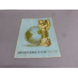 Scarce World Cup Chile 1962 Tournament brochure. 32 pages, contains fixture details, write up on all