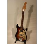 Guitar - 1960's Vintage Egmond Thunder electric guitar in good condition with minor lacquer checking