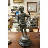 Victorian Spelter Figure of a Boy