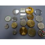 Collection of vintage compacts & mirrors