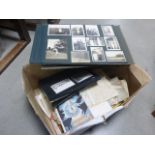 Box of Vintage Photo Albums, Early 19th century Letters and ephemera, 20th century Theatre