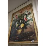 Gilt framed Still Life oil on canvas