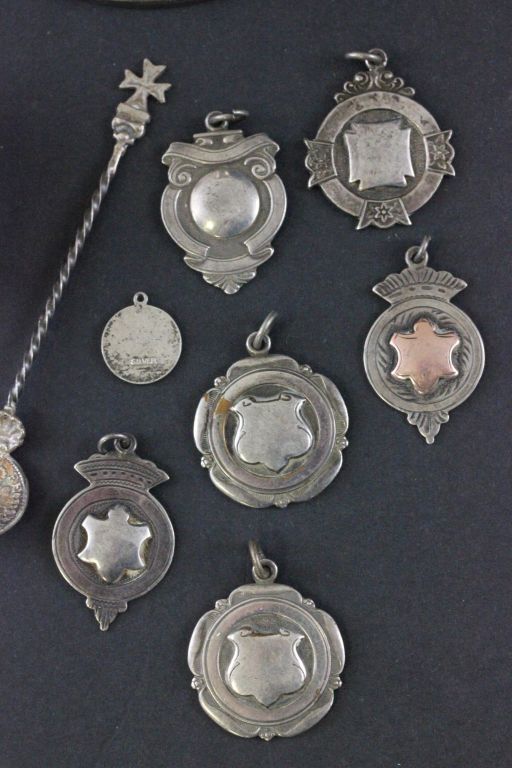 Collection of mixed silver items to include Candlesticks - Bild 2 aus 3