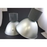 Pair of Italian Sirrah Industrial Light Fittings designed by M & L Vignelli