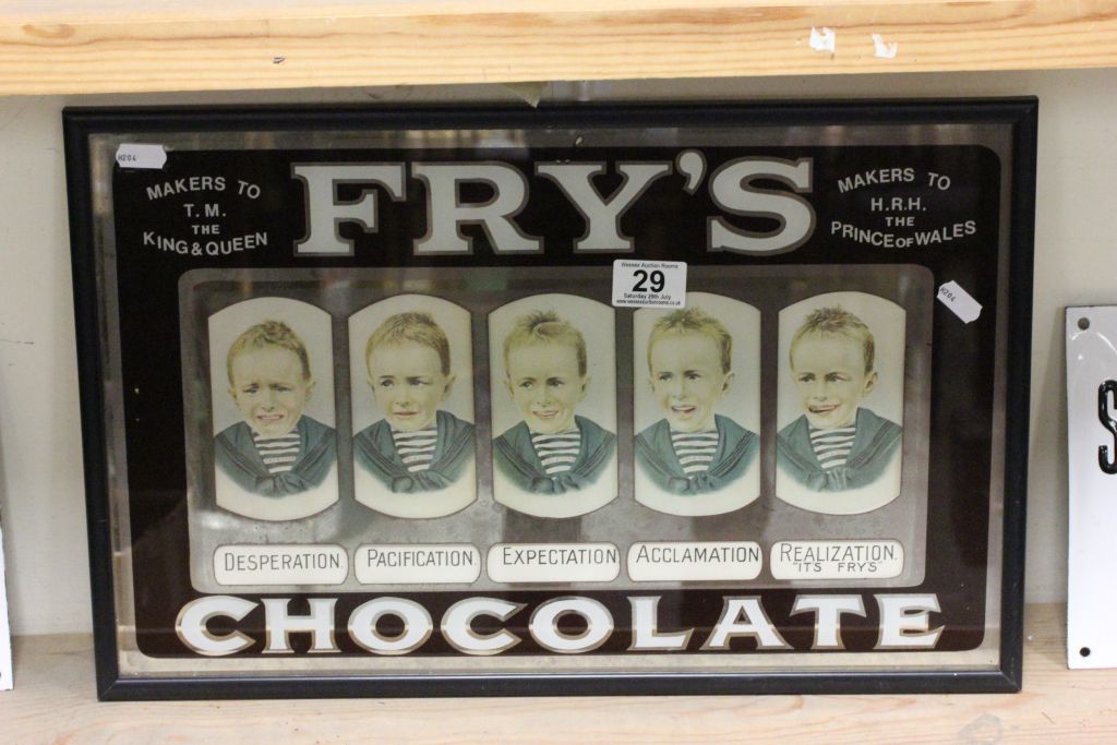 Fry's Chocolate Five Boys Advertising Mirror