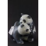 Royal Copenhagen Model of Two Panda Bears, number 667