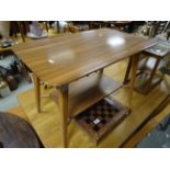 Retro Vanson Teak two tier Coffee table