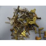 Large Collection of 19th and Early 20th century Clock Keys