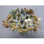 Large Group of Wade Whimsies including Lady and The Tramp plus Four Corgi Magic Roundabout Figures