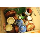 Mixed Lot of Torquay Motto Ware, twenty two pieces including plates, trays, jugs, vases, etc