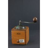 Vintage French ' Dalto ' Wooden Coffee Grinder