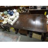 Oak Draw-leaf Table