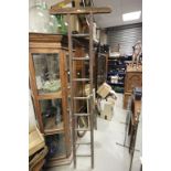 Vintage Pine Library Ladder
