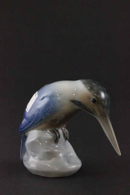 Royal Copenhagen Model of a Kingfisher, number 436