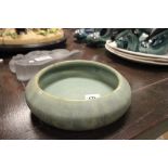 Upchurch blue glazed studio pottery bowl