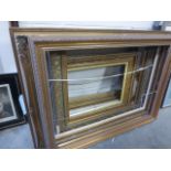 Quantity of vintage picture frames to include gilt.