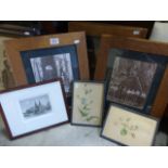 Unusual set of five oak framed mid 20th Century photographs of lumberjacks (originally taken as a