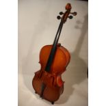 1967 Cello Made in Hungary 69cm / 27 1/4" back length (a/f)