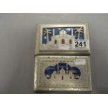 Two Second World War North African Prisoner of War Cigarette Cases