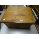 Victorian pine tack box