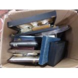Collection of vintage silver plate etc to include boxed flatware