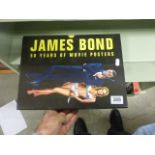 Hardback book James Bond 50 Years of Movie Posters with outer sleeve