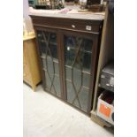 19th century Mahogany Astragel Glazed Display Cabinet Top