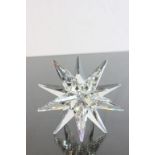 Boxed Swarovski Medium Star candle holder 7600-143-001