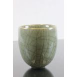 Chinese 19th / 20th century Celadon Pot, 9.3cms high