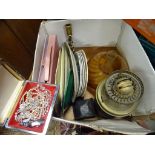 Mixed Lot of Ceramics and Oil Lamp, etc