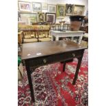 19th century Mahogany Side Table with blind fretwork carving