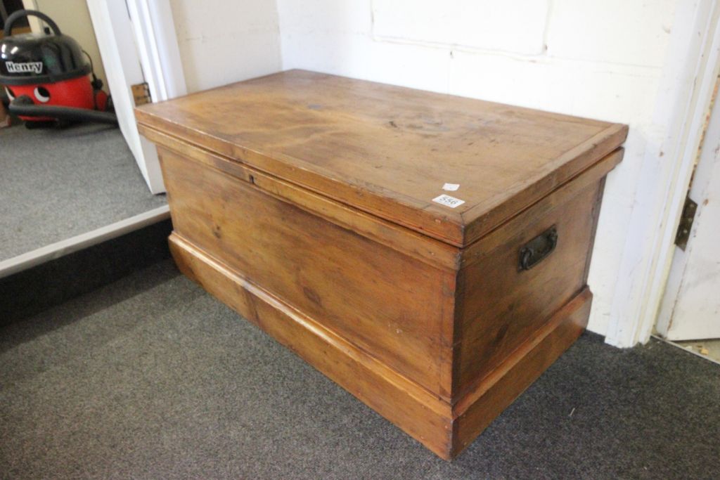 Victorian Pine Waxed and Polished Blanket Box