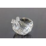 Boxed Swarovski Silver Crystal heart paperweight 7480 000 002