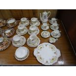 Paragon part coffee service plus a part Royal Albert tea service September song pattern