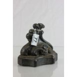 19th century Cast Iron Doorstop