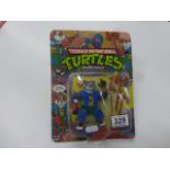 Original carded Playmates Teenage Mutant Ninja Turtles Panda Khan figure, unpunched with some card