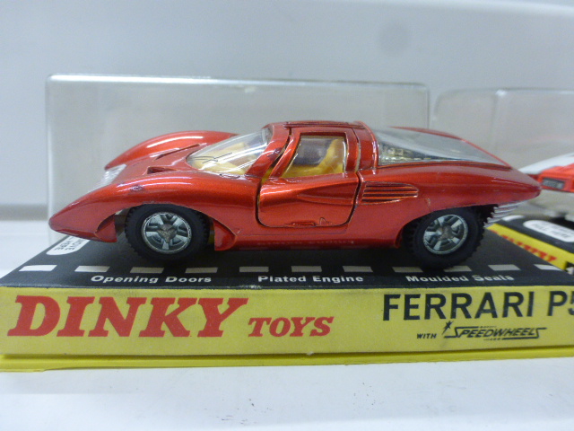 Two cased/boxed Dinky diecast model vehicles to include Speedwheels 220 Ferrari P5 and 187 De - Image 2 of 3