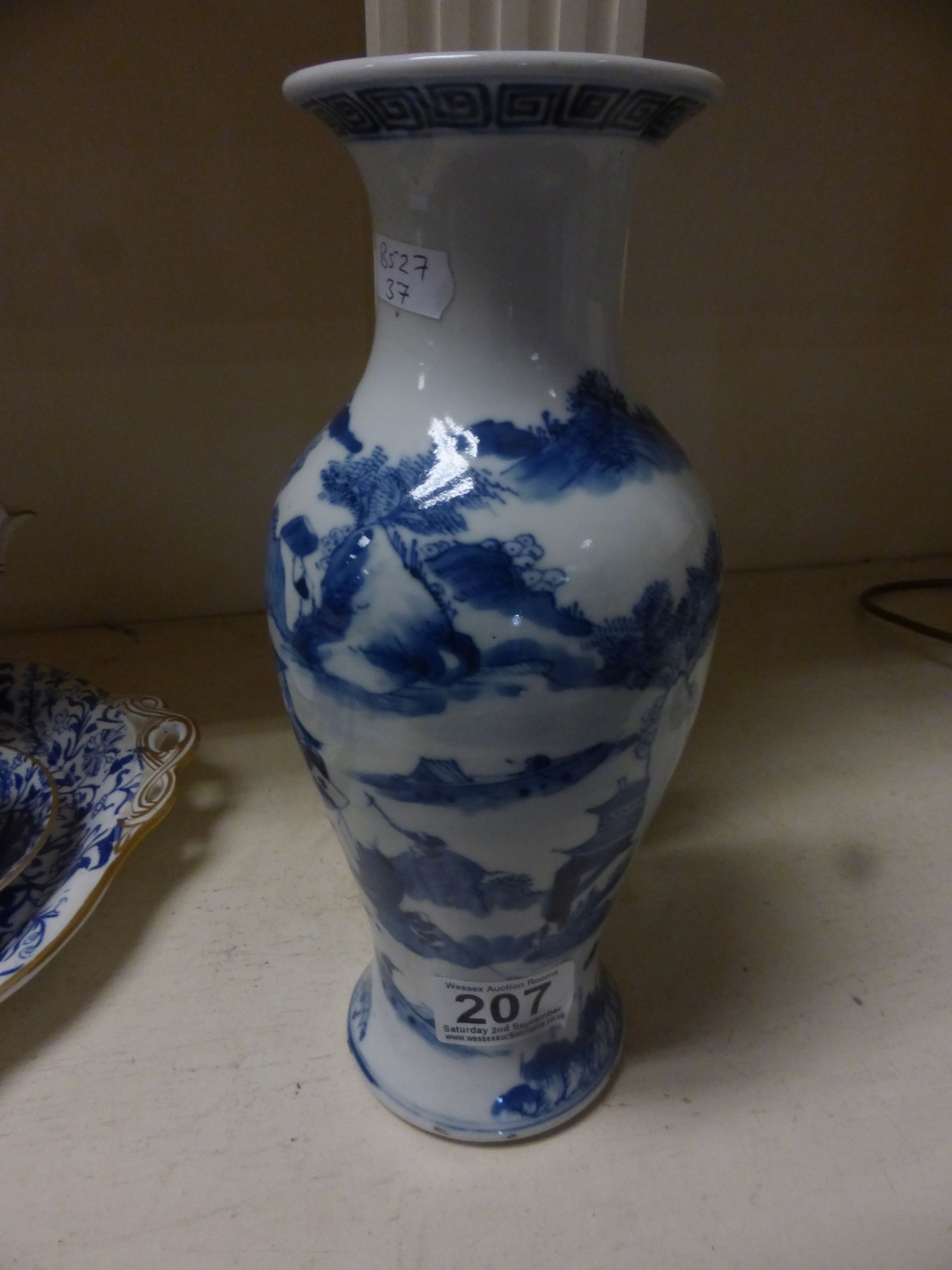 A 19th century Chinese B&W vase signed to base with the four characters - Image 5 of 12