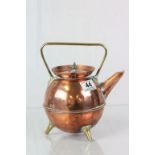 Aesthetic Movement Christopher Dresser Design for Benham & Froud Copper Kettle