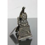 Four vintage collectable items to include; Oriental soapstone figure with wooden base, wooden