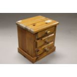 Miniature pine cabinet