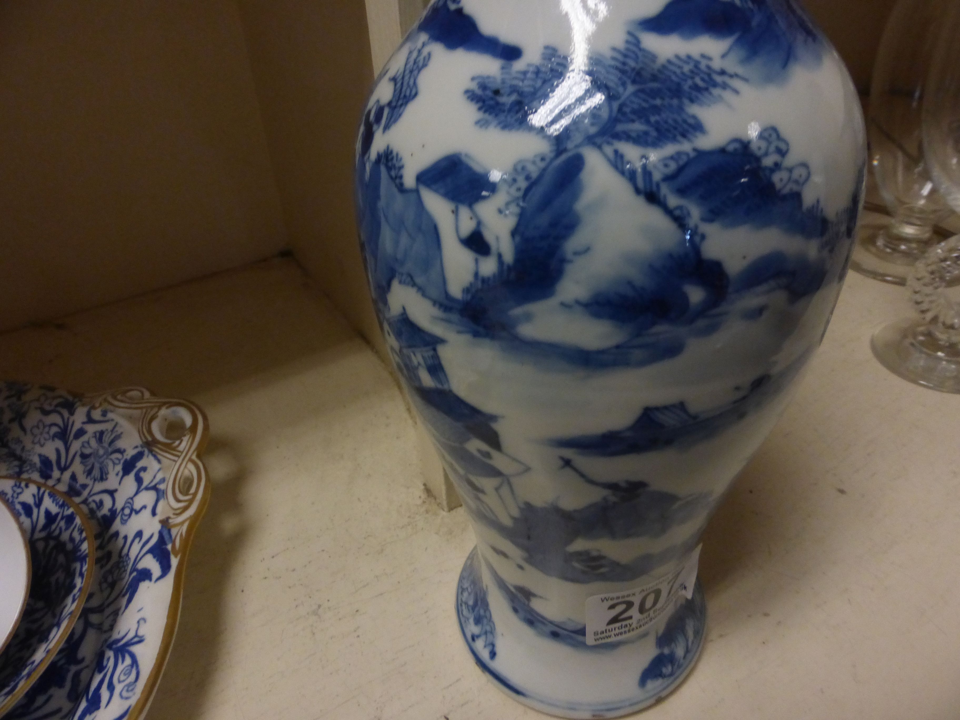 A 19th century Chinese B&W vase signed to base with the four characters - Image 6 of 12