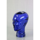 Chemists Shop Display Blue Glass Head