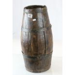 Oak Coopered Barrel Stickstand