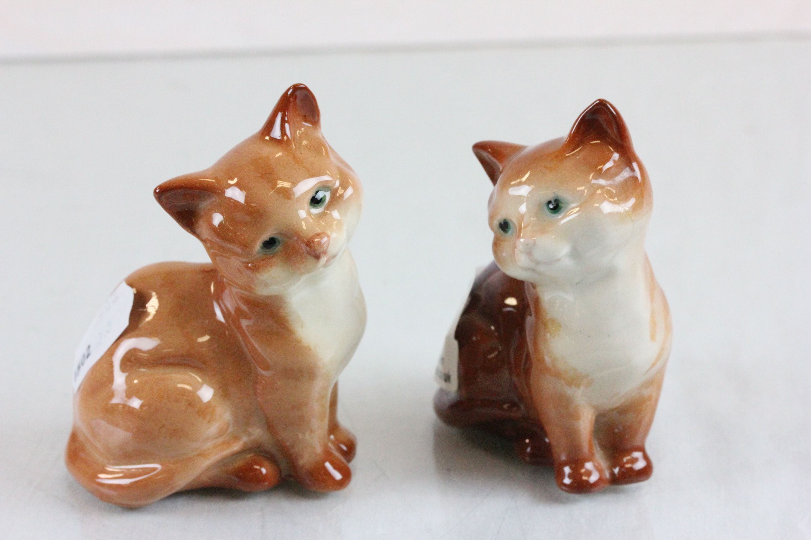 Two Beswick ceramic cats